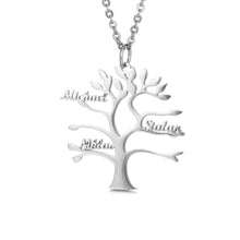 Lade das Bild in den Galerie-Viewer, Baum des Lebens Halskette Necklaces Loanya Silber 40 cm