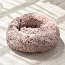 Lade das Bild in den Galerie-Viewer, HYGGENS Rundes Plüsch-Kuschelbett für Hunde und Katzen eConcept Store - Produkte für Dich Taupé XS 40 cm