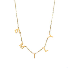 Lade das Bild in den Galerie-Viewer, LOANYA Buchstaben Namenskette Loanya