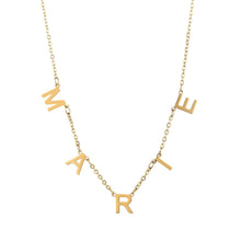 Lade das Bild in den Galerie-Viewer, LOANYA Buchstaben Namenskette Loanya Gold 40 cm