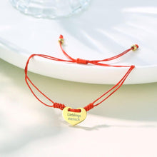 Lade das Bild in den Galerie-Viewer, LOANYA gravierbares Herzarmband Loanya