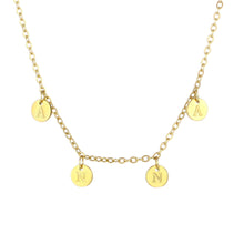 Lade das Bild in den Galerie-Viewer, LOANYA Halskette mit Buchstaben Anhängern Necklaces Loanya 40 cm