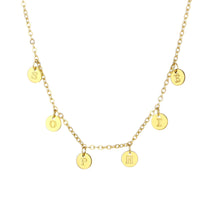 Lade das Bild in den Galerie-Viewer, LOANYA Halskette mit Buchstaben Anhängern Necklaces Loanya