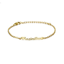 Lade das Bild in den Galerie-Viewer, LOANYA personalisierbares Armband Necklaces Loanya Gold