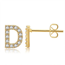 Lade das Bild in den Galerie-Viewer, LOANYA Zirkonia Ohrstecker mit Initiale Loanya