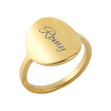 Lade das Bild in den Galerie-Viewer, Siegelring mit Namen Rings Loanya Gold 6