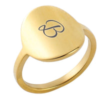 Lade das Bild in den Galerie-Viewer, Siegelring mit Namen Rings Loanya Gold 7
