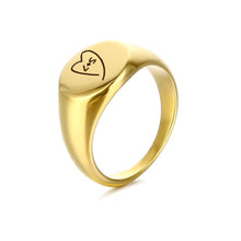 Lade das Bild in den Galerie-Viewer, Siegelring mit persönlicher Gravur Rings Loanya