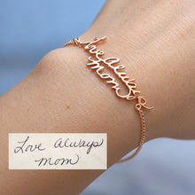 Lade das Bild in den Galerie-Viewer, Armband aus Deiner Handschrift
