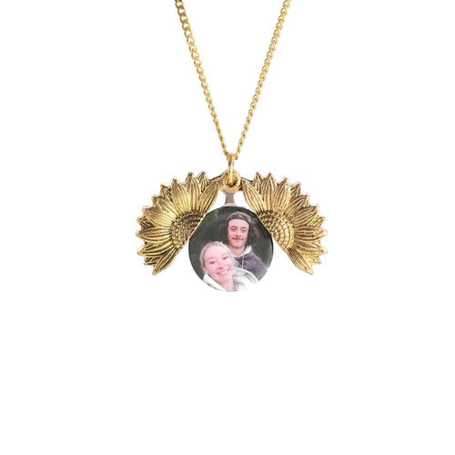 LOANYA Halskette mit Fotogravur Necklaces Loanya Gold 40 cm 