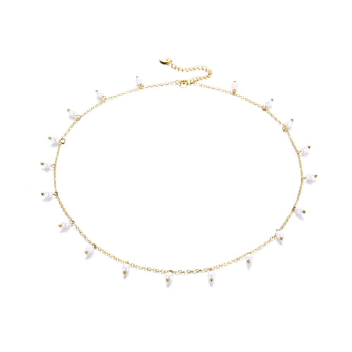 LOANYA Halskette mit Perlen und Gravur Necklaces Loanya 